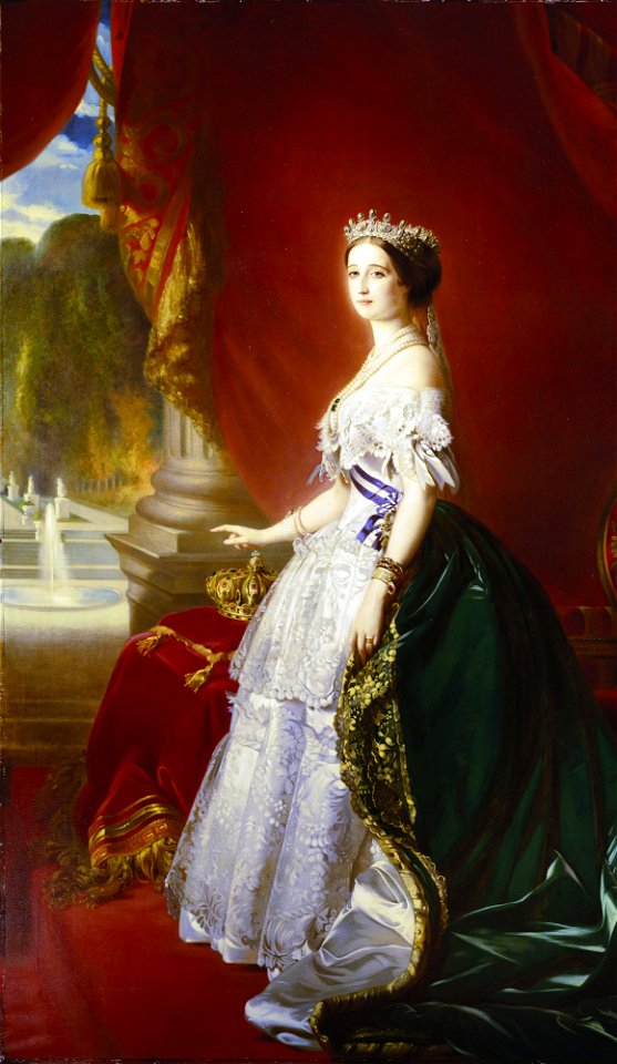Empress Eugénie in Court Dress (Curtis after Winterhalter, Royal Collection)
