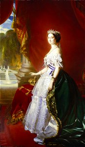 Empress Eugénie in Court Dress (Curtis after Winterhalter, Royal Collection)