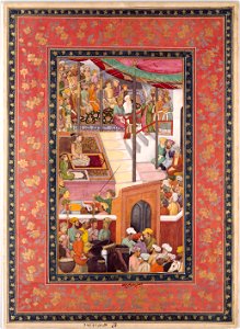 Emperor Jahangir (1605 - 1628) at prayer - Google Art Project