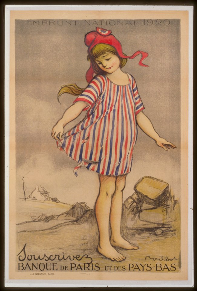 Emprunt National 1920. Souscrivez. Banque de Paris et des Pays-Bas LCCN99613704