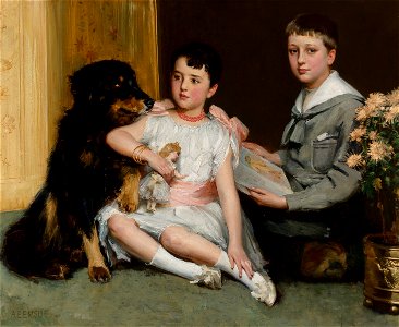 Chums by Alfred Edward Emslie