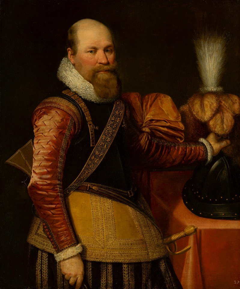 En atelier Jan Anthonisz van Ravesteyn - Portrait of an Officer - 439 - Mauritshuis