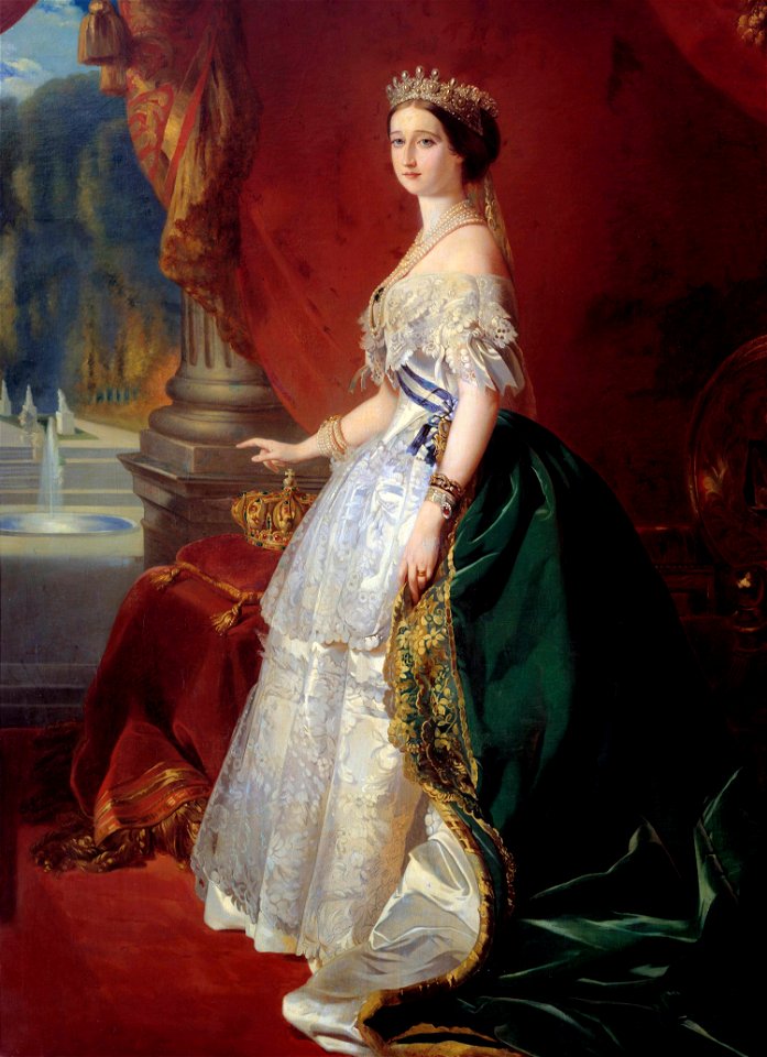 Empress Eugénie in Court Dress (after Winterhalter, Compiègne IMP25)