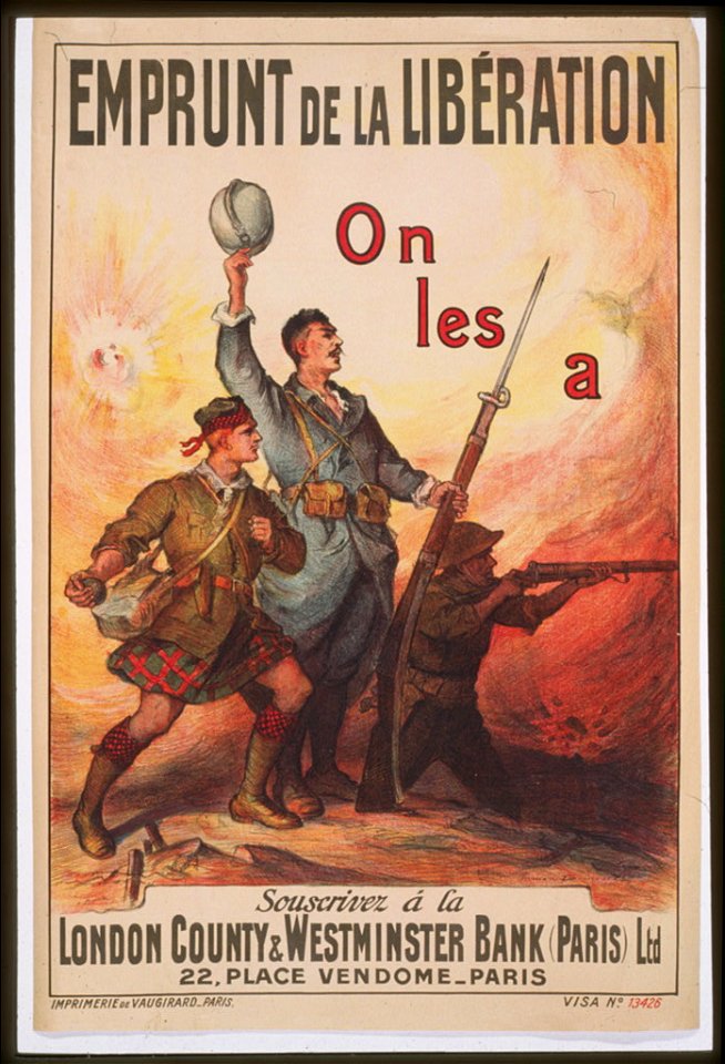 Emprunt de la libération. On les a. Souscrivez á la London County & Westminster Bank LCCN99613761