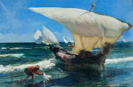 En la costa de Valencia - Joaquín Sorolla y Bastida