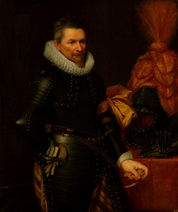 En atelier Jan Anthonisz van Ravesteyn - Portrait of an Officer - 417 - Mauritshuis