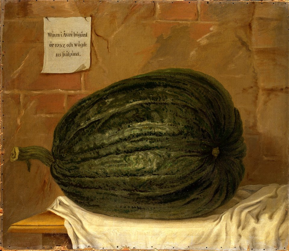 En väldig pumpa (Olof Fridsberg) - Nationalmuseum - 48413