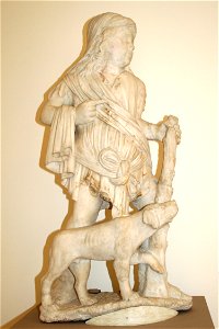 Enfant accompagné d'un chien-Musée Calvet