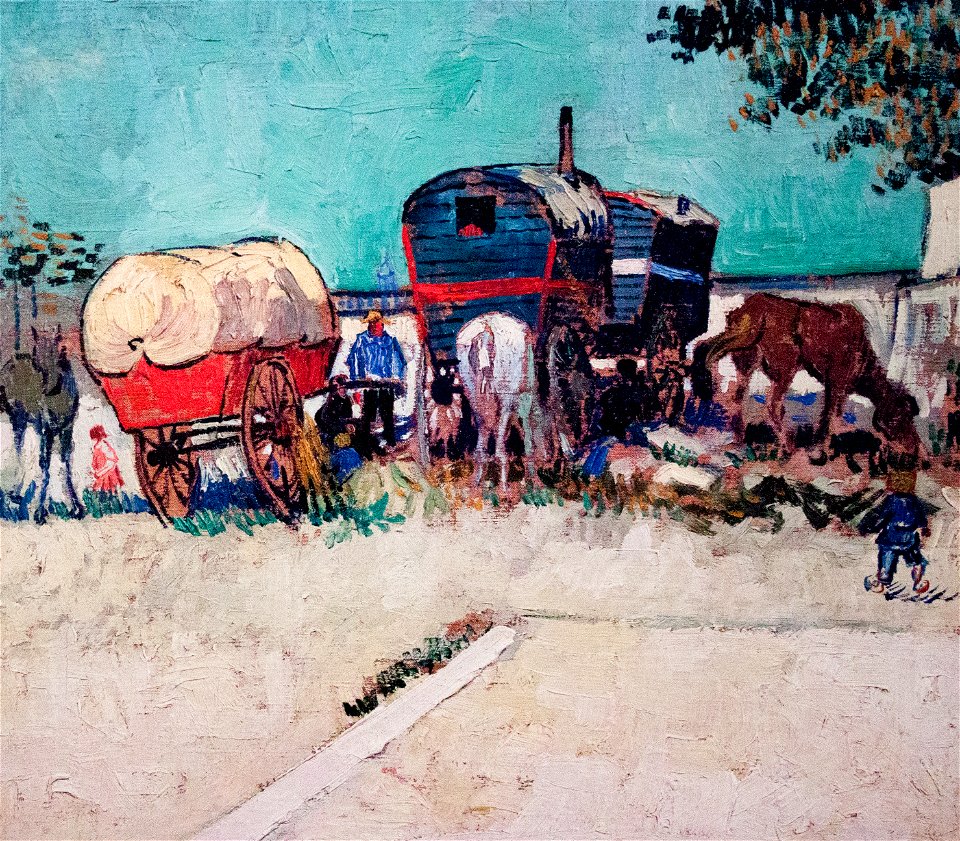 Encampment og Gypsies with Caravans - My Dream