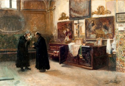 En la sacristía - Joaquín Sorolla