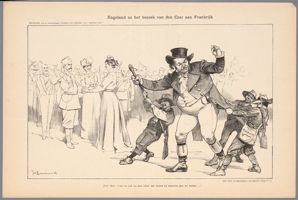 Engeland en het bezoek van den Czar aan Frankrijk, objectnr A 16480