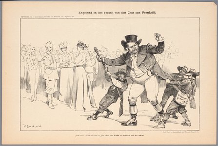 Engeland en het bezoek van den Czar aan Frankrijk, objectnr A 16480