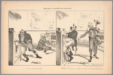 Engeland en Amerika als veroveraars, objectnr A 16489