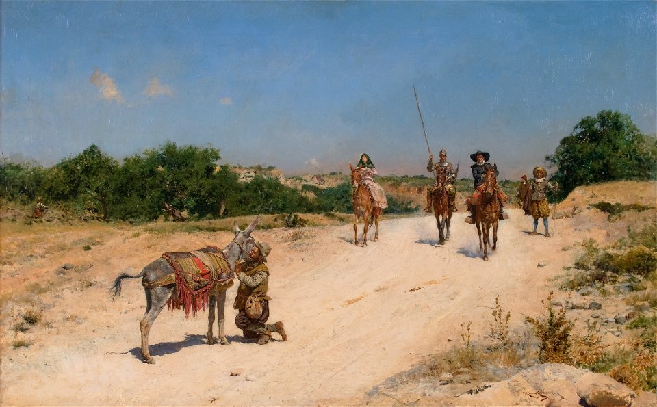 Encuentro de Sancho Panza con el Rucio, Museo del Prado