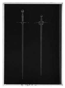 En-och en halvhandssvärd, Sydtyskland ca 1550 - Livrustkammaren - 60993-negative