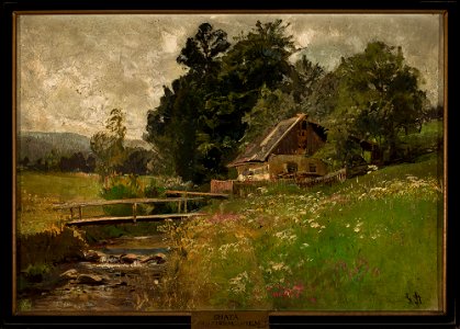Gertrud Staats - Cottage at a creek - 188140 MNW - National Museum in Warsaw
