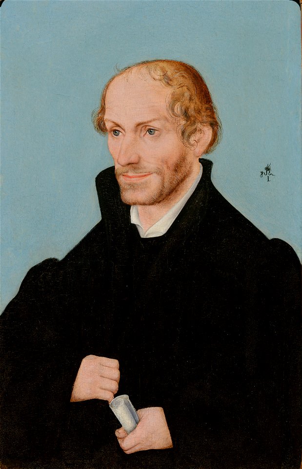 En-of atelier^ Lucas Cranach de Oude - Portrait of Philipp Melanchton (1497-1560) - 891 - Rijksmuseum
