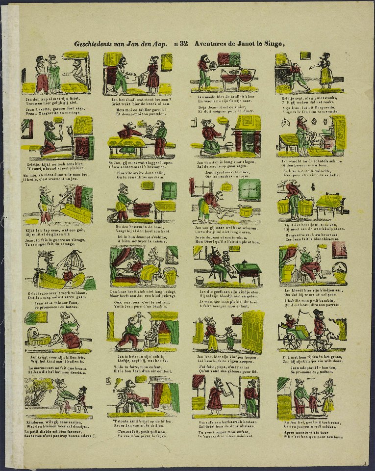Geschiedenis van Jan den Aap-Catchpenny print-Borms 0567
