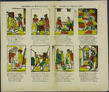 Geschiedenis van Robert de duivel-Catchpenny print-Borms 0556