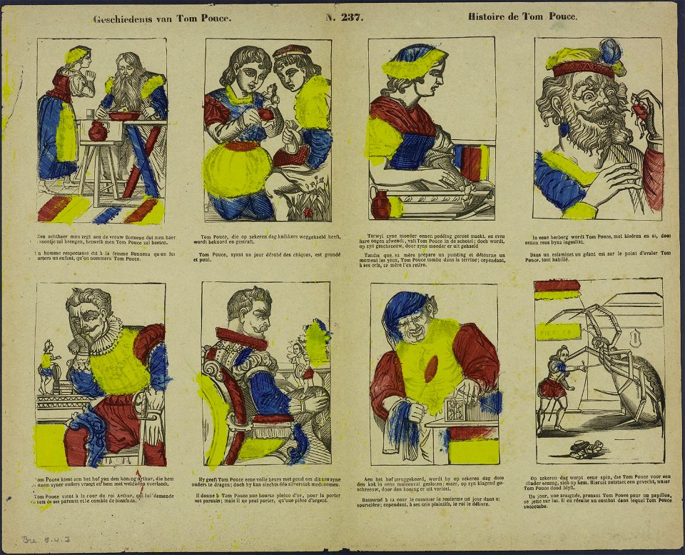 Geschiedenis van Tom Pouce-Catchpenny print-Borms 0303