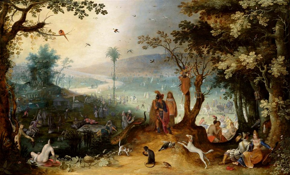 Enee meeting with his father in the Elysium-Sebastien Vrancx-MBA Lyon H1153-IMG 0415