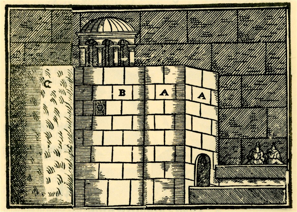 Gestalt des H Grabes (2) - Schweigger Salomon - 1608