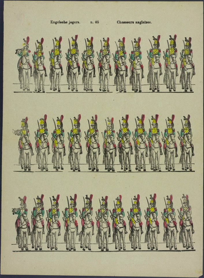 Engelsche jagers-Catchpenny print-Borms 0039