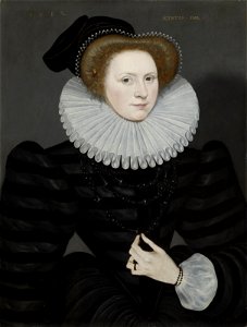 English School An Unknown Lady 1582