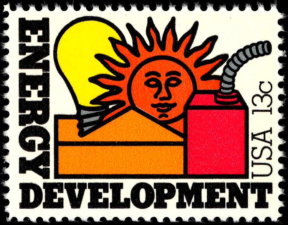 Energy Development 13c 1977 issue U.S. stamp