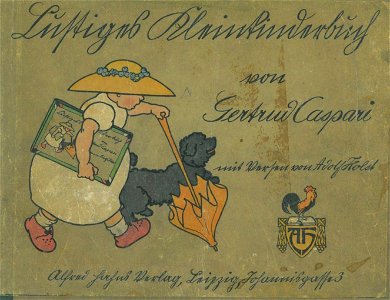 Gertrud Caspari - Lustiges Kleinkinderbuch. Mit Versen von Adolf Holst, 1907. Free illustration for personal and commercial use.