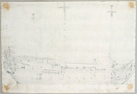 English ships getting under way RMG PW6894