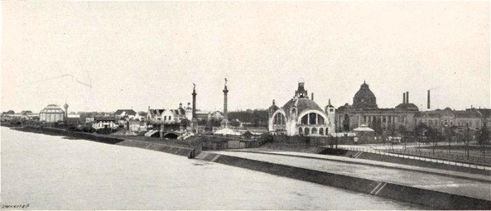 Gesamtansicht der Internationale Kunstausstellung und große Gartenbau-Ausstellung, Düsseldorf 1904