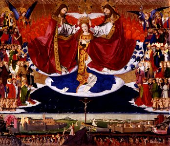Enguerrand Quarton, Le Couronnement de la Vierge (1454)