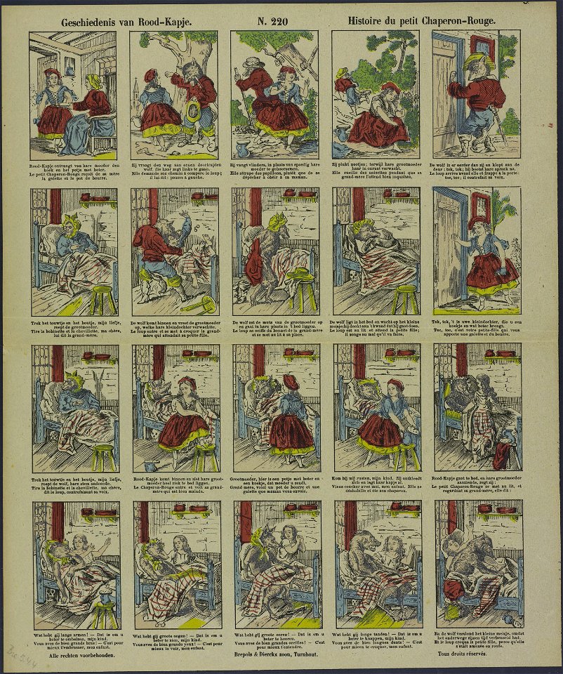Geschiedenis van Rood-Kapje-Catchpenny print-Borms 0285