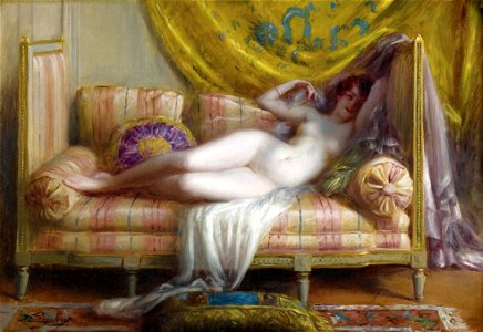 Delphin Enjolras - Odalisque. Free illustration for personal and commercial use.