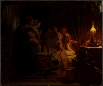 Eduard Geselschap - A Christmas Morning - NG.M.00204 - National Museum of Art, Architecture and Design