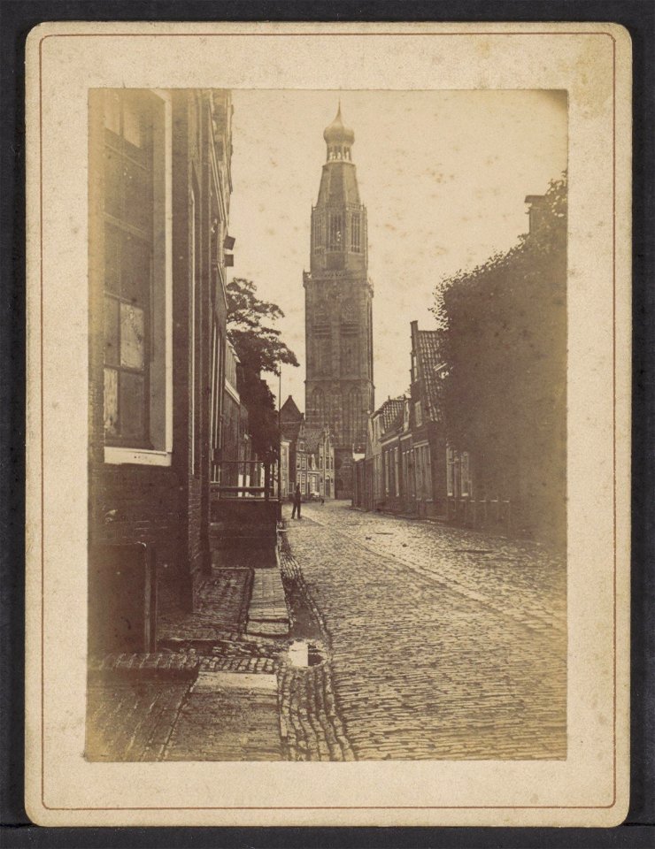 Enkhuizen, Torenstraat met Zuidertoren, Afb ANWZ00502000001