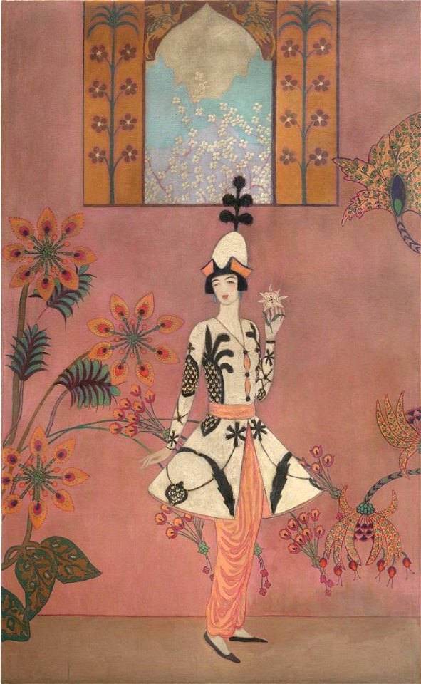 Gertrude Vanderbilt Whitney in Bakst Costume by Howard Gardiner Cushing