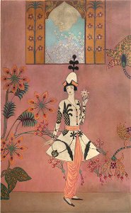 Gertrude Vanderbilt Whitney in Bakst Costume by Howard Gardiner Cushing