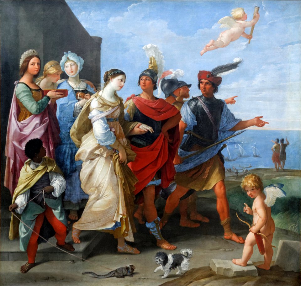 Enlèvement d'Hélène, Reni (Louvre INV 539) 02