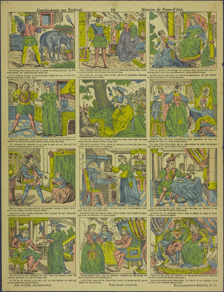Geschiedenis van Ezelsvel-Catchpenny print-PRENT 0124
