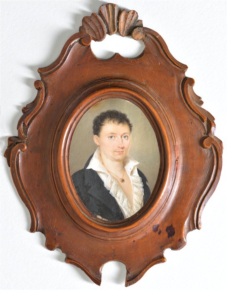 English - Miniature of Lord Byron - P27e54 - Isabella Stewart Gardner Museum