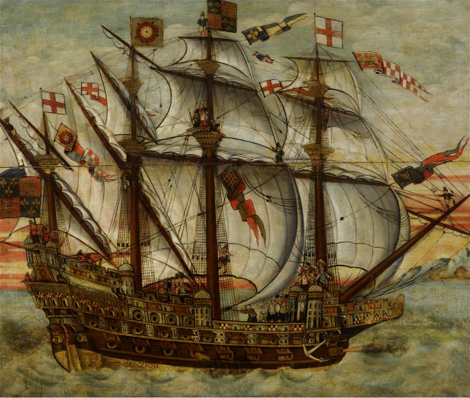 English School (16th-century) - The ‚Great Harry‘