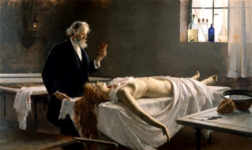 Enrique Simonet - La autopsia - 1890