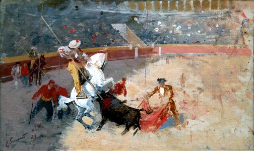 Enrique Simonet - La suerte de varas - 1899