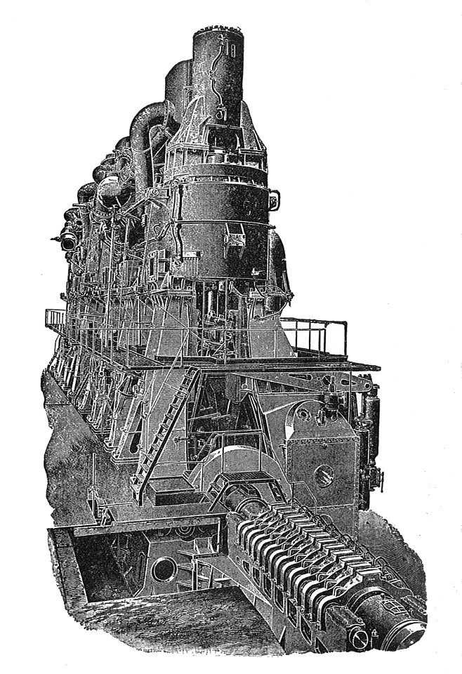 Engines of the SS Campania (New Catechism of the Steam Engine, 1904 ...