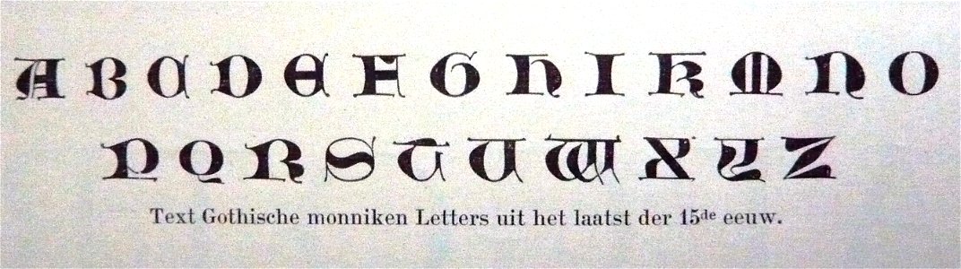 Enschede-15th century gothic letters