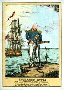 England's Hope! The Illustrious Patron of Reform! A Sovereign the Poorest Subject would not change (caricature) RMG PW3777