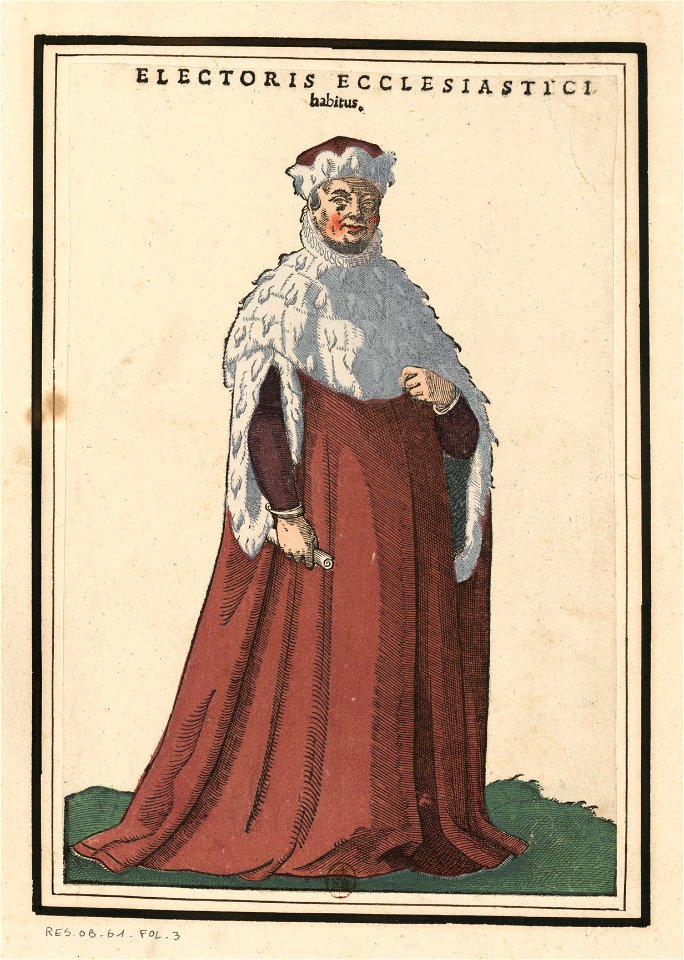Ensemble de gravures de costumes d'Allemagne du XVIe siècle.f003