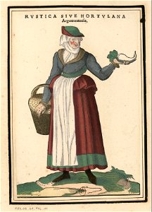 Ensemble de gravures de costumes d'Allemagne du XVIe siècle.f011